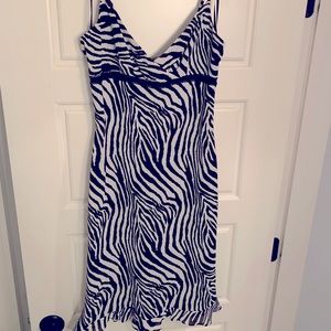 Zebra Cocktail Dress